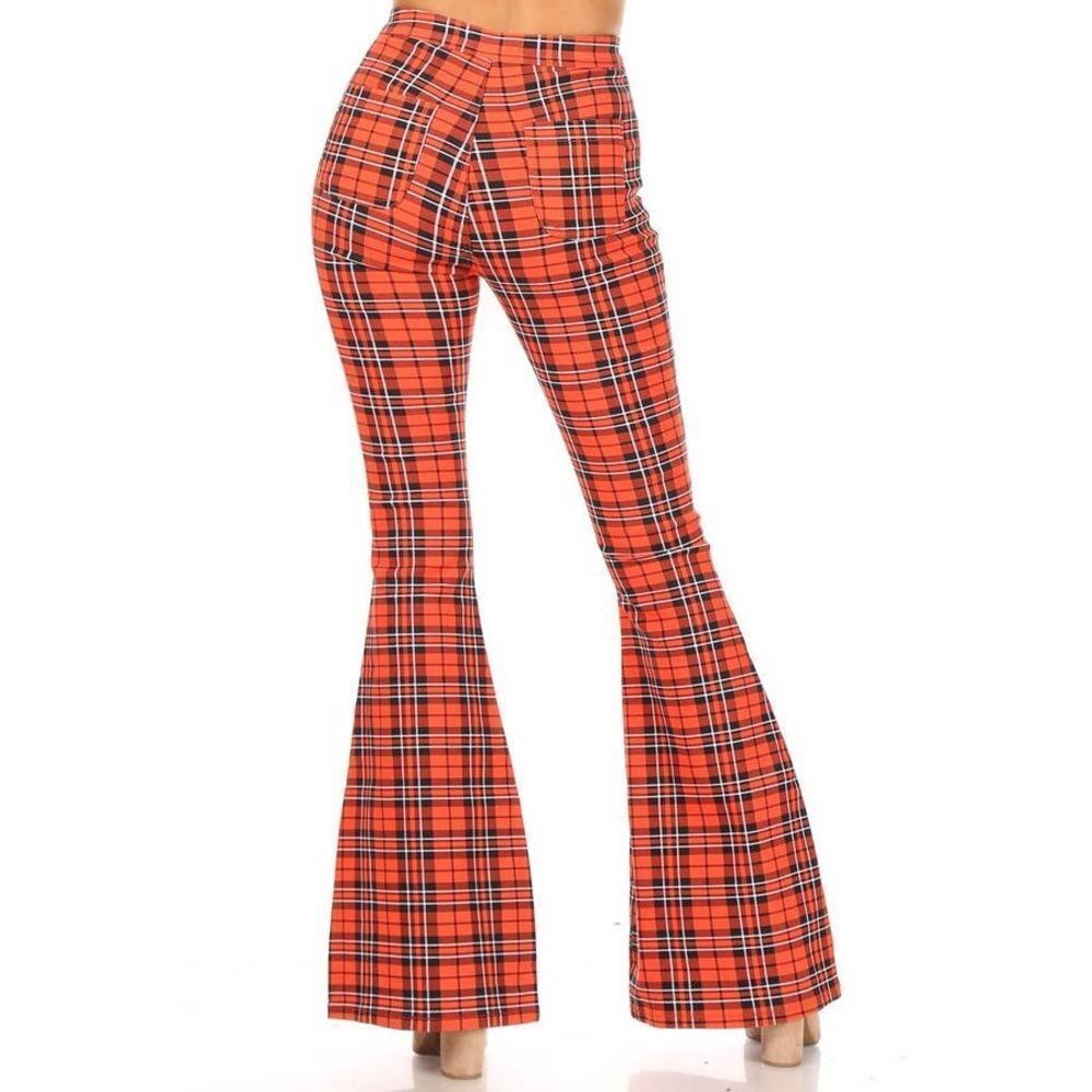 2 High Rise Plaid Pants - Picture 6 of 6